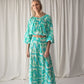 Lou Lou Maxi Skirt - Sapphire