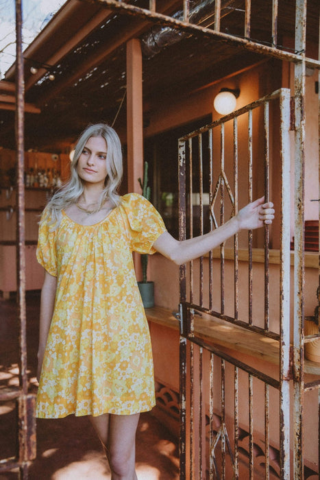 Lou Lou Smock Dress - Golden